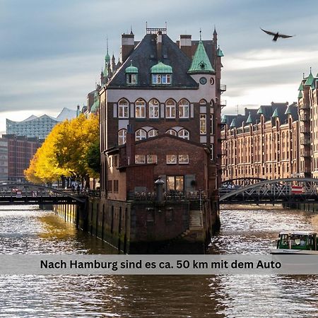 Lodge Of Africa - Einzigartige Themenzimmer, Eingezaeunten Garten, Sauna, Whirlpool & Kamin, Hunde Willkommen, Gasgrill, Voll Ausgestattete Kueche, Grosser Essbereich, Hamburg & Stade In Der Naehe Twielenfleth ภายนอก รูปภาพ