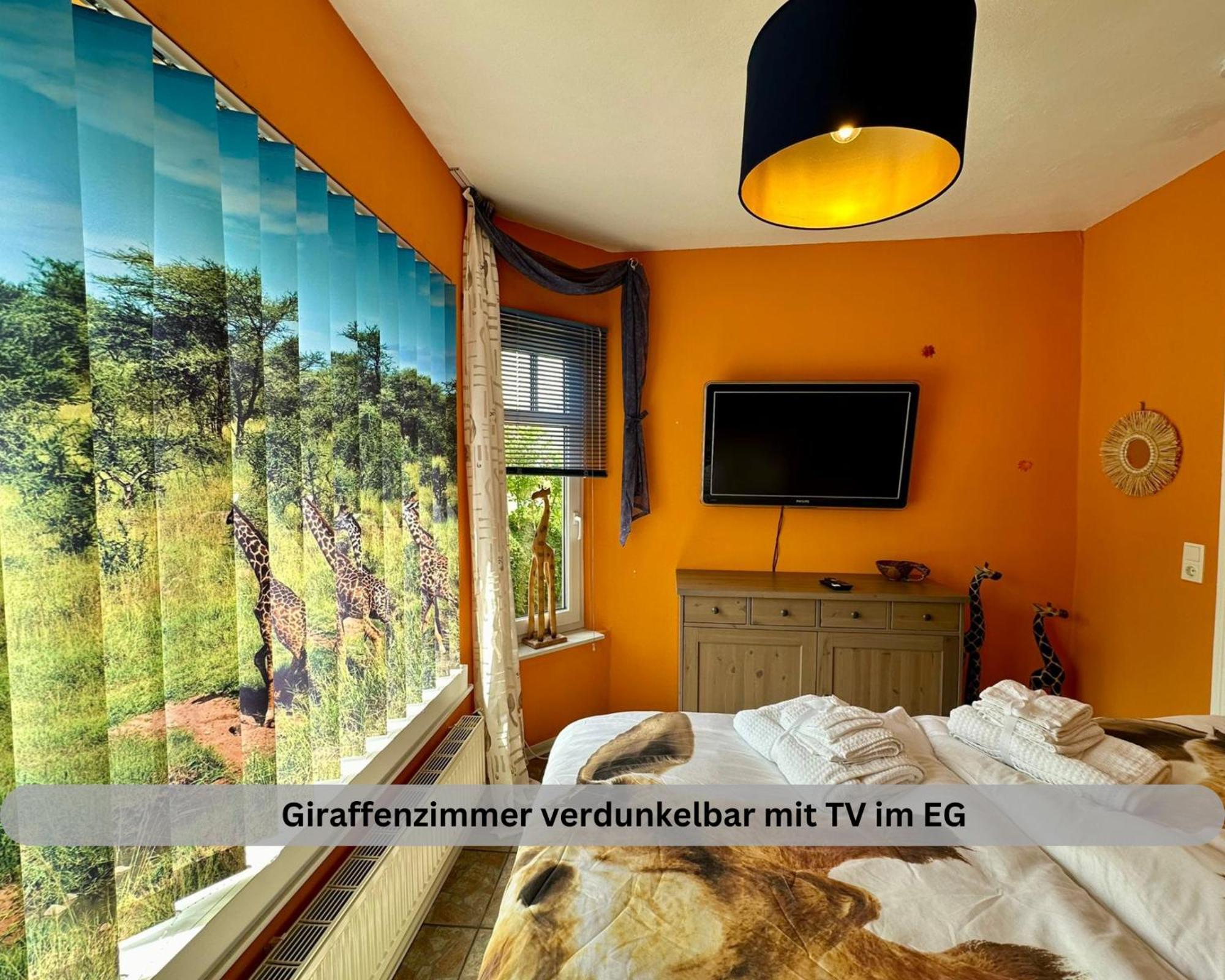 Lodge Of Africa - Einzigartige Themenzimmer, Eingezaeunten Garten, Sauna, Whirlpool & Kamin, Hunde Willkommen, Gasgrill, Voll Ausgestattete Kueche, Grosser Essbereich, Hamburg & Stade In Der Naehe Twielenfleth ภายนอก รูปภาพ