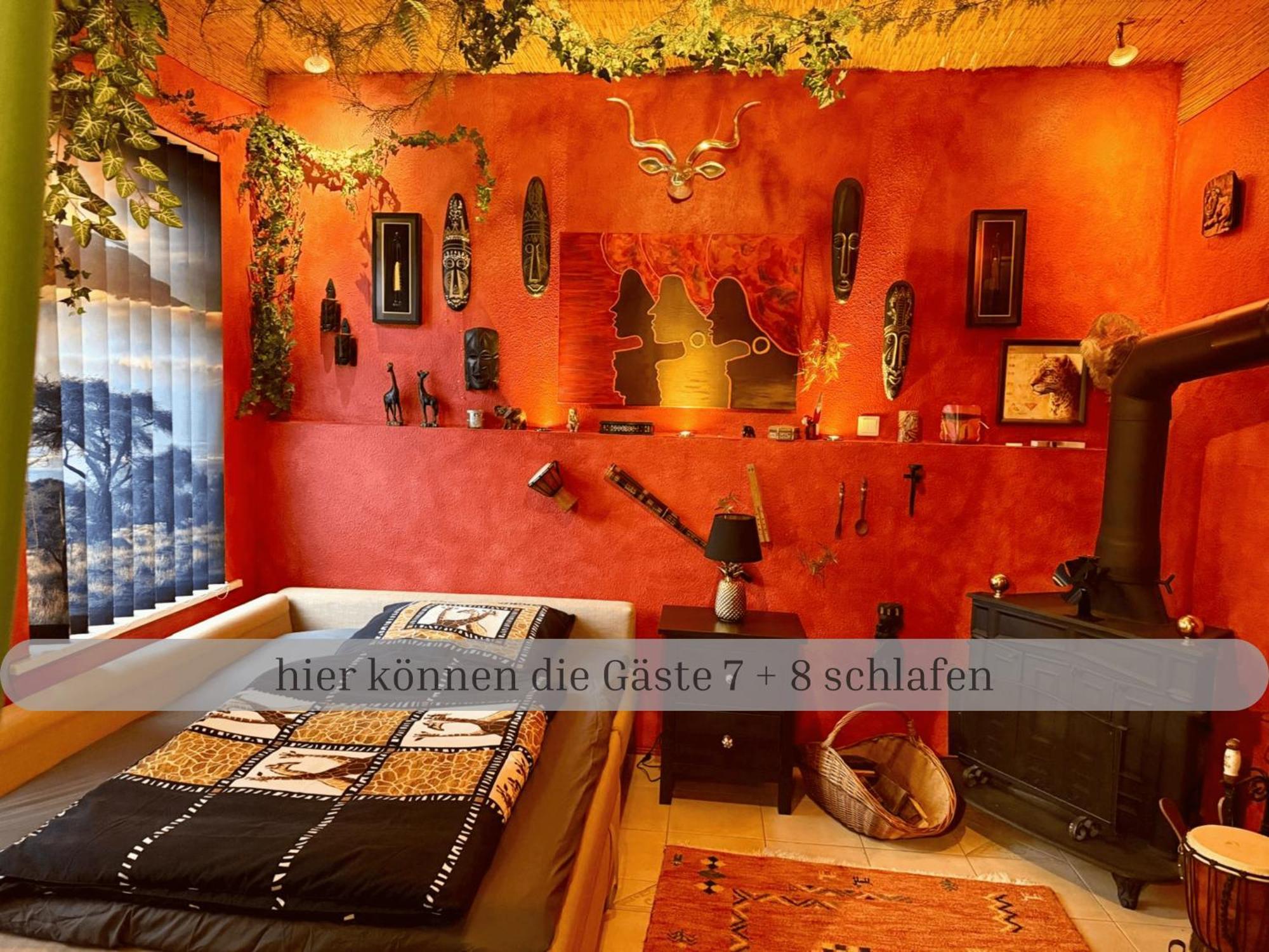 Lodge Of Africa - Einzigartige Themenzimmer, Eingezaeunten Garten, Sauna, Whirlpool & Kamin, Hunde Willkommen, Gasgrill, Voll Ausgestattete Kueche, Grosser Essbereich, Hamburg & Stade In Der Naehe Twielenfleth ภายนอก รูปภาพ